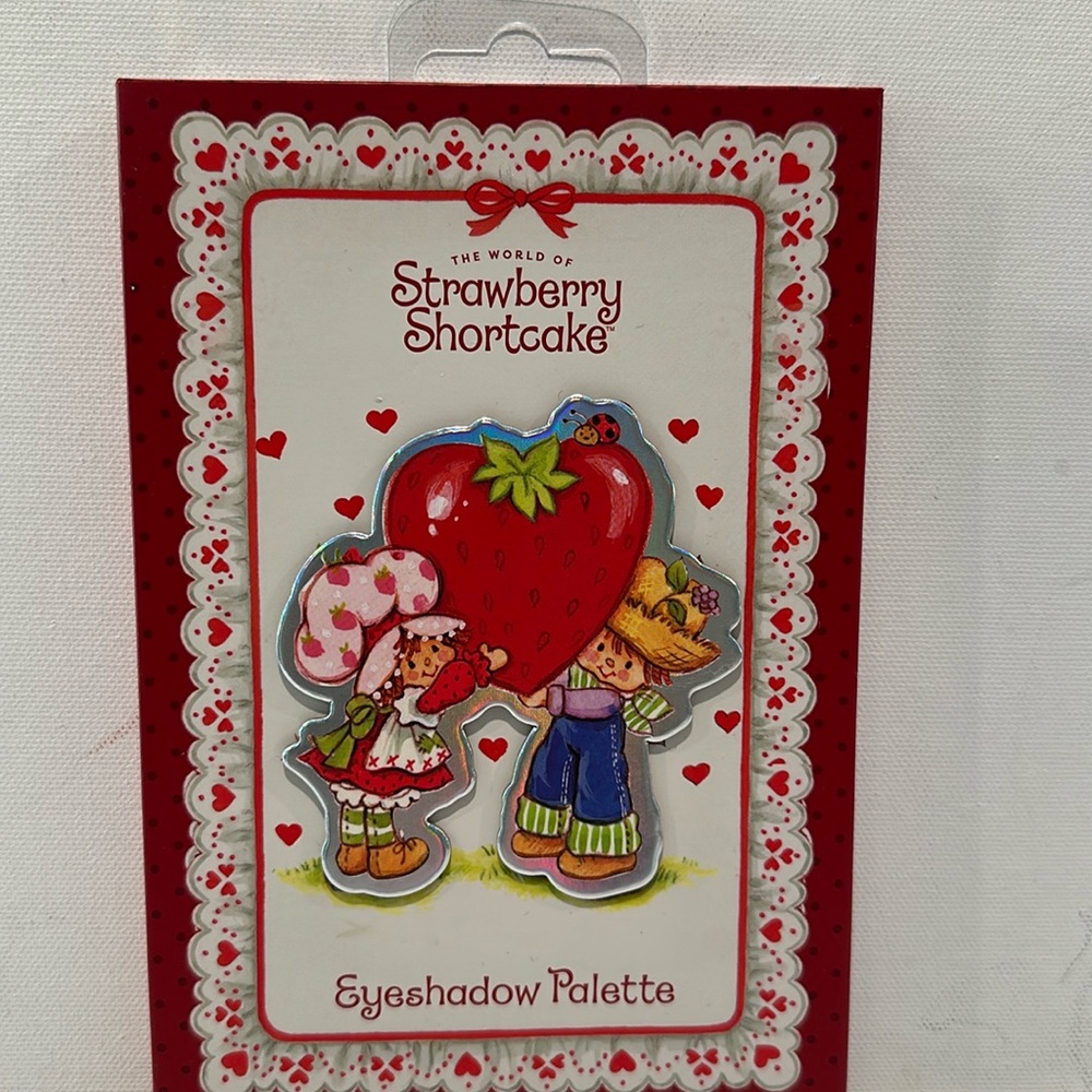 Strawberry Shortcake Eye Shadow Palette with Paisley Shimmer & Flat colors.